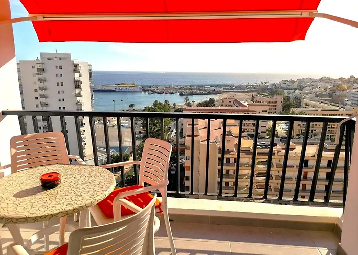 Los Cristianos Appartement Orange Trees Vue Mer Panoramique